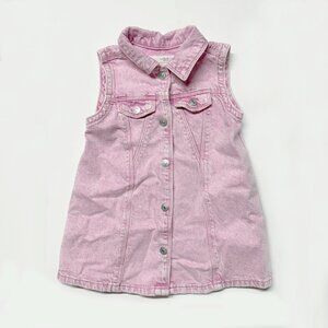 ZARA Girls Toddler Denim Dress